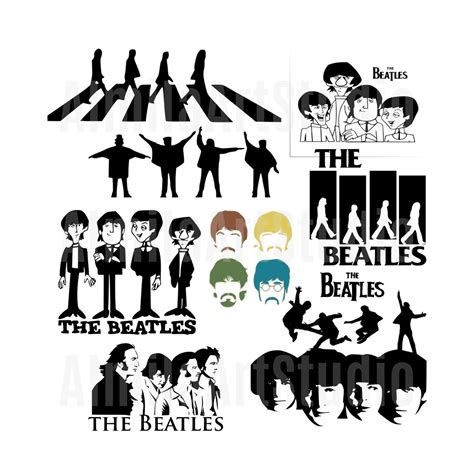 The Beatles Svg Bundle John Lennon Paul Mccartney Svg Etsy