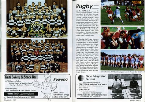 Rugby Gisborne Photo News Vol 6 November 1 1993