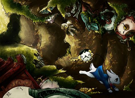 Steampunk Alice In Wonderland Illustration By Raspytaffyshark On Deviantart