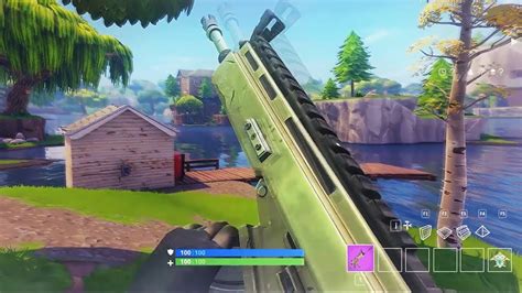 Fortnite Battle Royale 1st Person Mode Gameplay Youtube