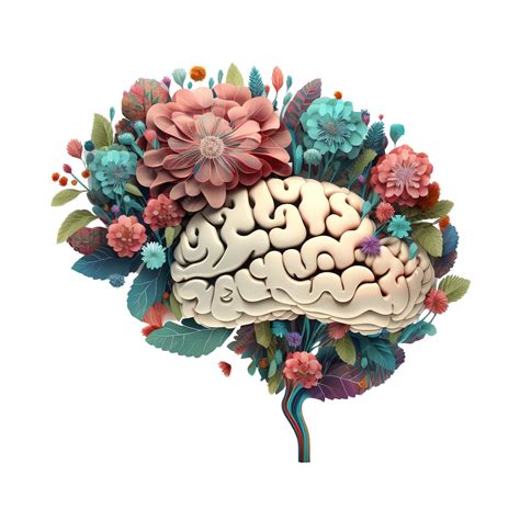 Premium Photo | The Blossoming Brain Set How Decorative Flowers Can