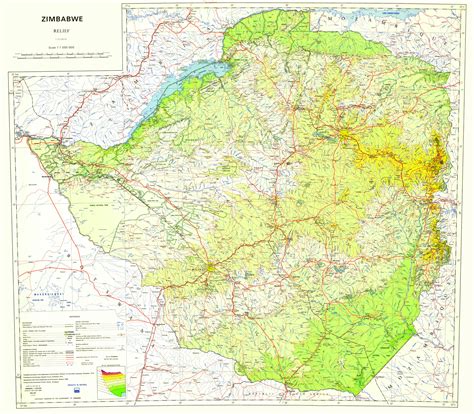 Enable javascript to see google maps. Topographic map of Zimbabwe