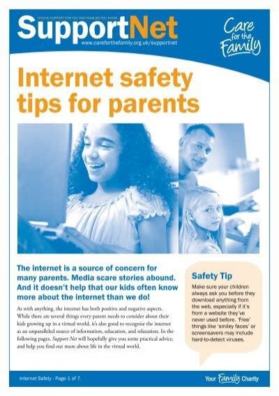 Support Net Internet Safety Tips For Parents The Pingle School