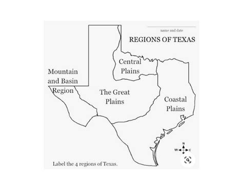 Regions Of Texas Geography Quiz