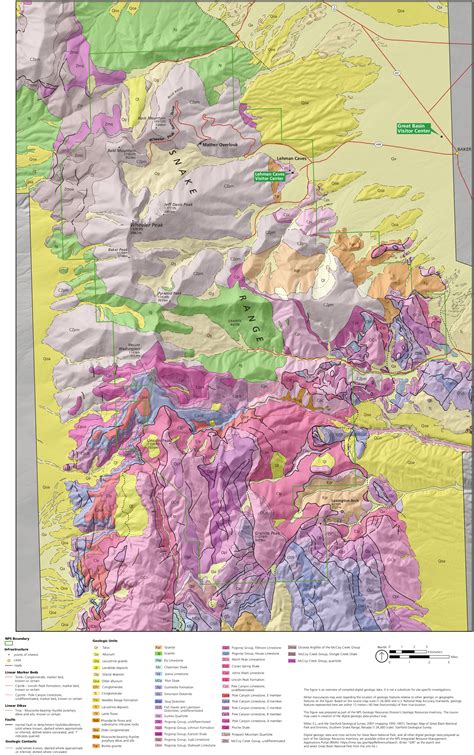Map Great Basin National Park World Map