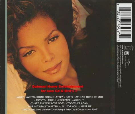 Janet Jackson Number Ones Dubman Home Entertainment