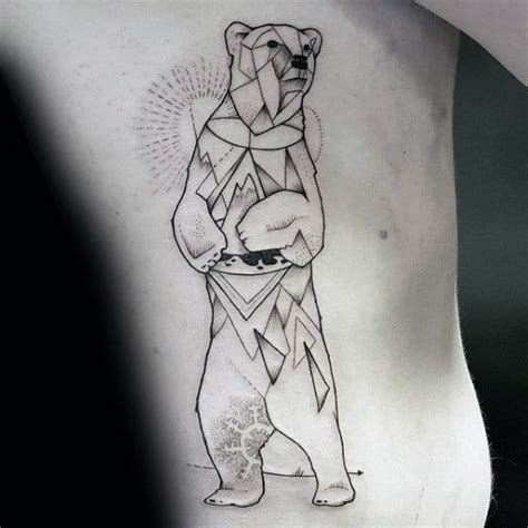 A great sleeve design that has dark colors and some amazing shading. 60 Polar Bear Tattoo Designs For Men - Arctic Ink Ideas