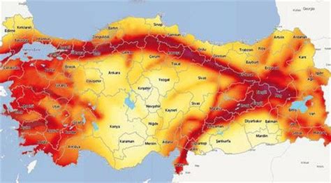 T Rkiye Nin Yeni Deprem Haritas Odt Bo Azi I Akdeniz Ukurova