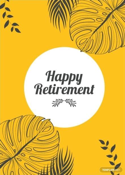 Free Printable Happy Retirement Retirement Card Template Free