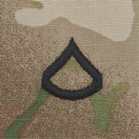 Scorpion Rank Private First Class E 3 With Fastener Military Patch