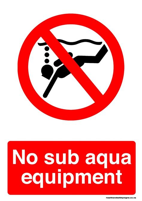 Prohibition Signs Health And Safety Signs