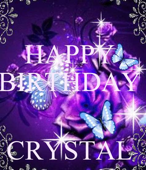 Happy Birthday Crystal Poster Nofret Keep Calm O Matic