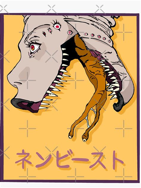 Nen Beast Sticker For Sale By Kiwi2nom Redbubble