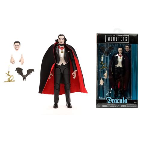 Buy Jada Toys Universal Monsters Dracula Deluxe Collector Figure Black Standard
