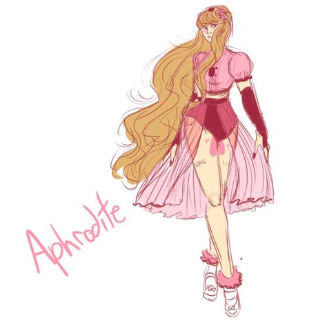 Aphrodite Cartoon Drawing - Drawing for Kids & Adult