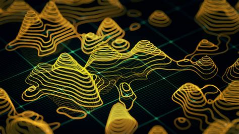 Download Abstract 3d Topographic Map Stock Photo - Download Image Now - iStock