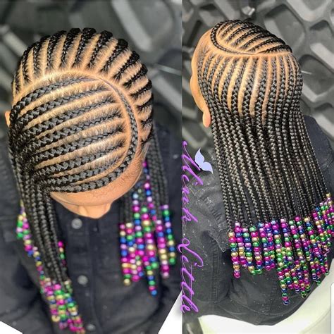 Add studded combs and hair breakage can occur. BRAIDS @iamminklittle Brown Girls Hair | Little girl braids, Little girl braid styles, Lemonade ...