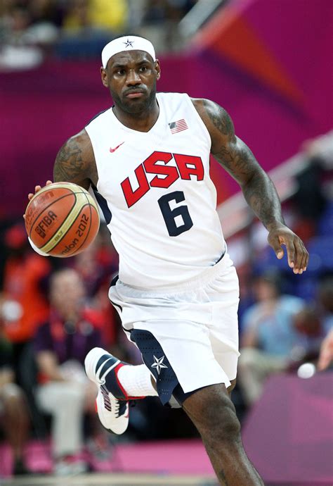 LeBron James Photos Photos - Team USA beats Team Australia ...