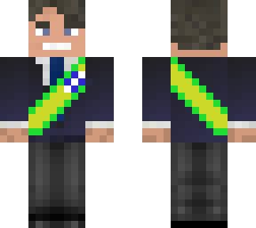 Already 156 visitors found here solutions for their art work. bolsonaro | Minecraft Skin