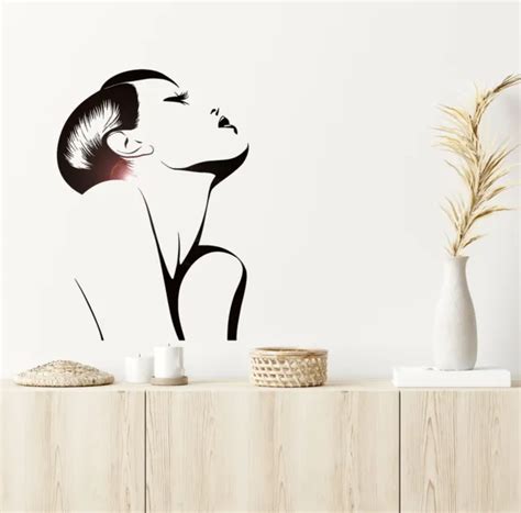 Wall Sticker Vinyl Decal Hot Sexy Girl Style Hair Beauty Salon Spa Ig1276 2199 Picclick