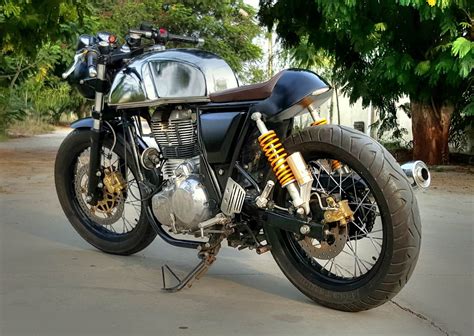 Royal Enfield Continental Gt ~ Redefined Royal Enfield Custom Cafe