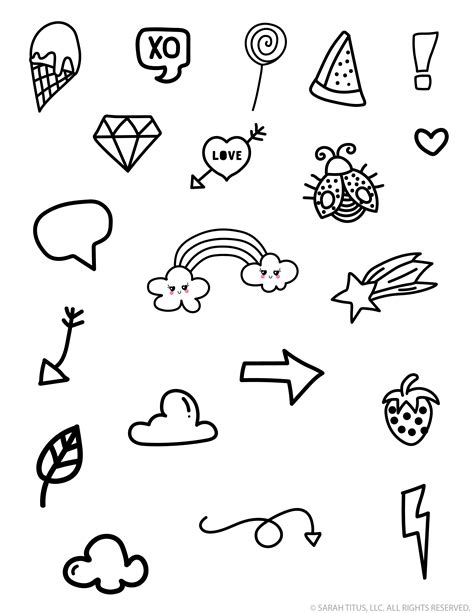 Cute Printable Stickers