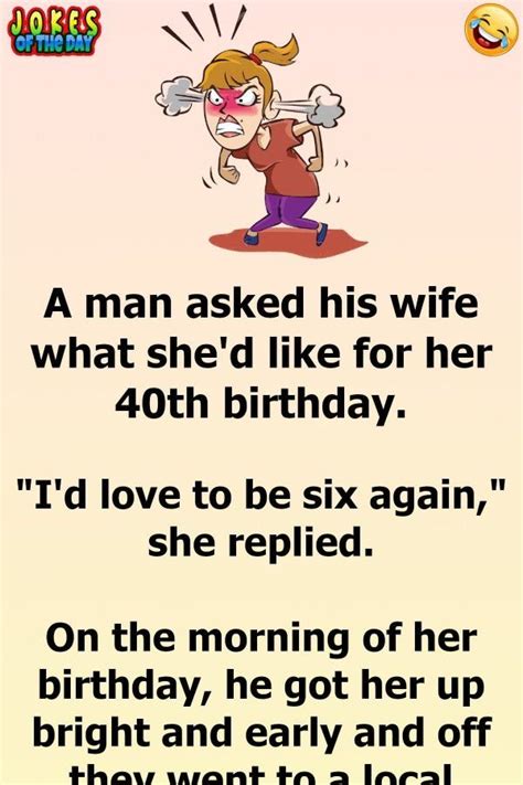 Funny Joke ‣ A Man Takes His Wife On A Birthday Shell Never Forget