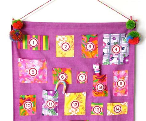 How To Advent Calendar Wall Hanging My Poppet Makes Fabric Advent