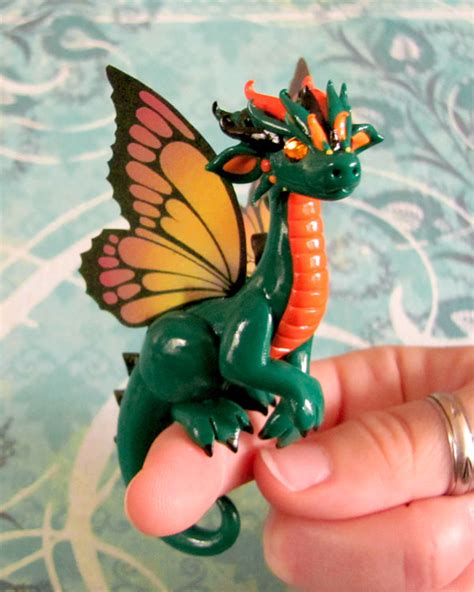 Green And Orange Butterfly Dragon By Dragonsandbeasties On Deviantart