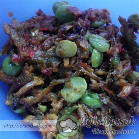 Saya cuba buat sambal ikan bilis yang paling sedap saya masak. Sambal Tumbuk Ikan Bilis Petai Recipe | LetsMasak