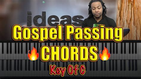 Gospel Passing Chords All In The Key Of C Piano Lesson With Warren