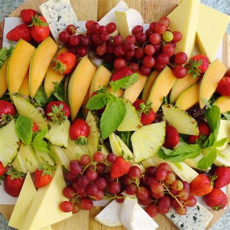 Seasonal Fruit And Cheese Platter Devour It Catering