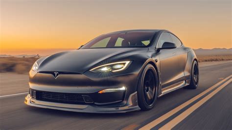 The Dark Knight Returns As A Highly Modified Tesla Model S Plaid