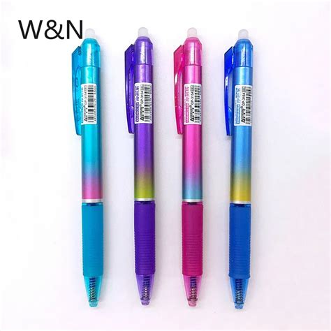 4pcsset Erasable Pen 05mm Blue Ink Washable Handle Erasable Ballpoint