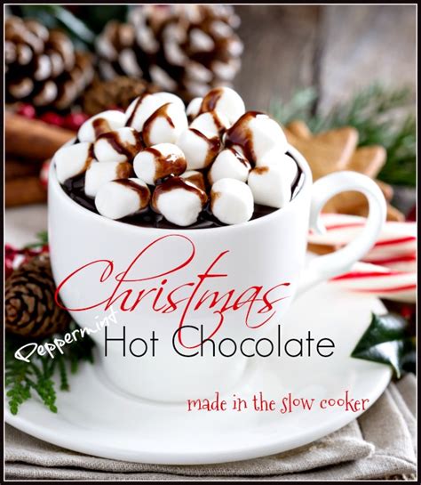 Christmas Peppermint Hot Chocolate Stonegable