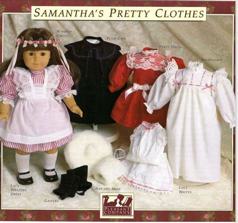 Samanthas Pretty Clothes Pattern Pdf American Girl Doll Or 18inch Doll