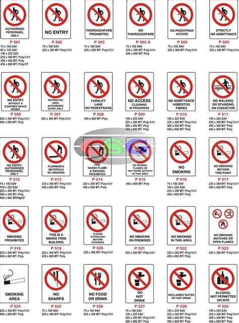 Prohibition Safety Signs At Best Price In Mumbai By Core Safety Group ID