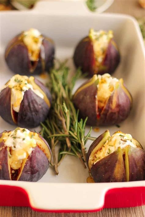 Figues rôties au chèvre et au miel