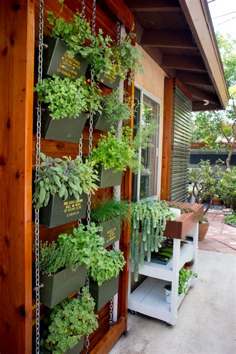 Ammo Can Vertical Herb Garden Ryan Benoit Design