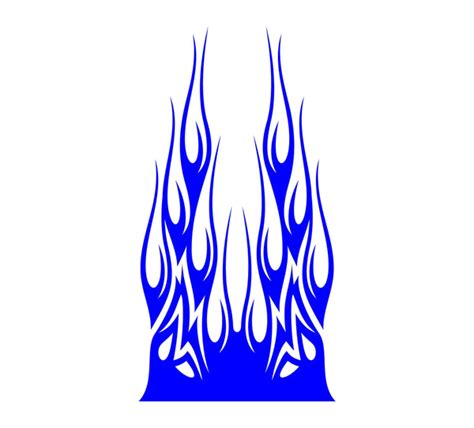 Auto Truck Car Hood Flames Graphics Decals Hh45