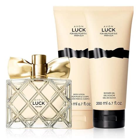 The best gifts for perfume lovers usually come in the form of a gift box. Valued at $54, the set includes:Avon Luck for Her Eau de ...