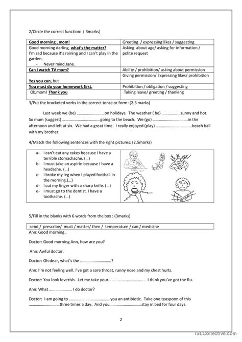 Mid Term Test 3 English Esl Worksheets Pdf And Doc