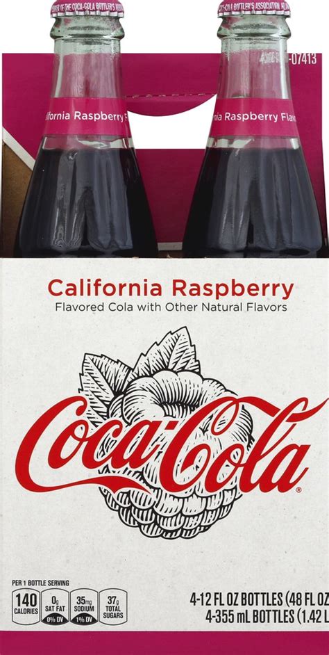 California Raspberry Coca Cola 4 X 12 Fl Oz Delivery Cornershop By Uber
