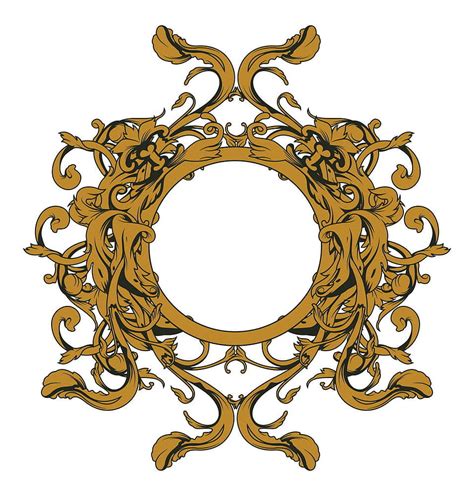 Baroque Floral Ornament Vector Eps Ai Uidownload