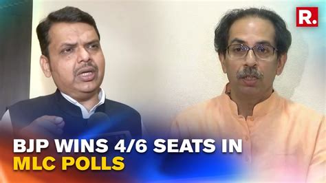 BJP Jolts MVA In Maharashtra MLC Polls By Bagging 4 6 Seats Fadnavis