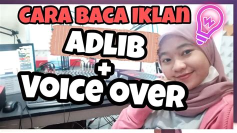 Contoh Baca Iklan Radio (Adlib + Voice Over) - YouTube