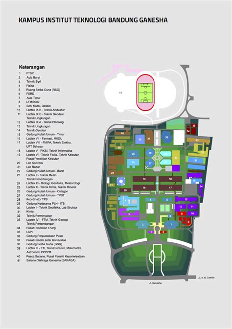 Data Info Itb 2015 Peta Kampus Ganesha Dan Jatinangor Infografis Itb
