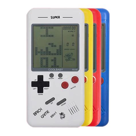 Retro Classic Childhood Tetris Handheld Game Players Lcd Kids Games