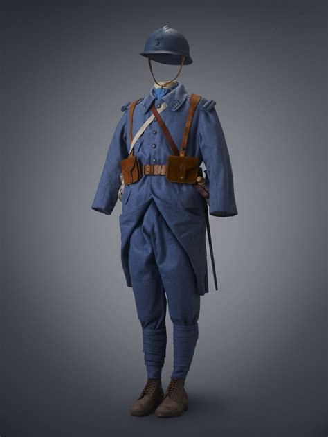 French Infantry Soldier Blue Horizon 1916 1918 Great War Ww1 Premiere