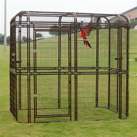 Large Bird Cage Walk In Iron Aviary Heavy